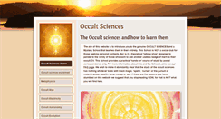 Desktop Screenshot of occultsciences.org
